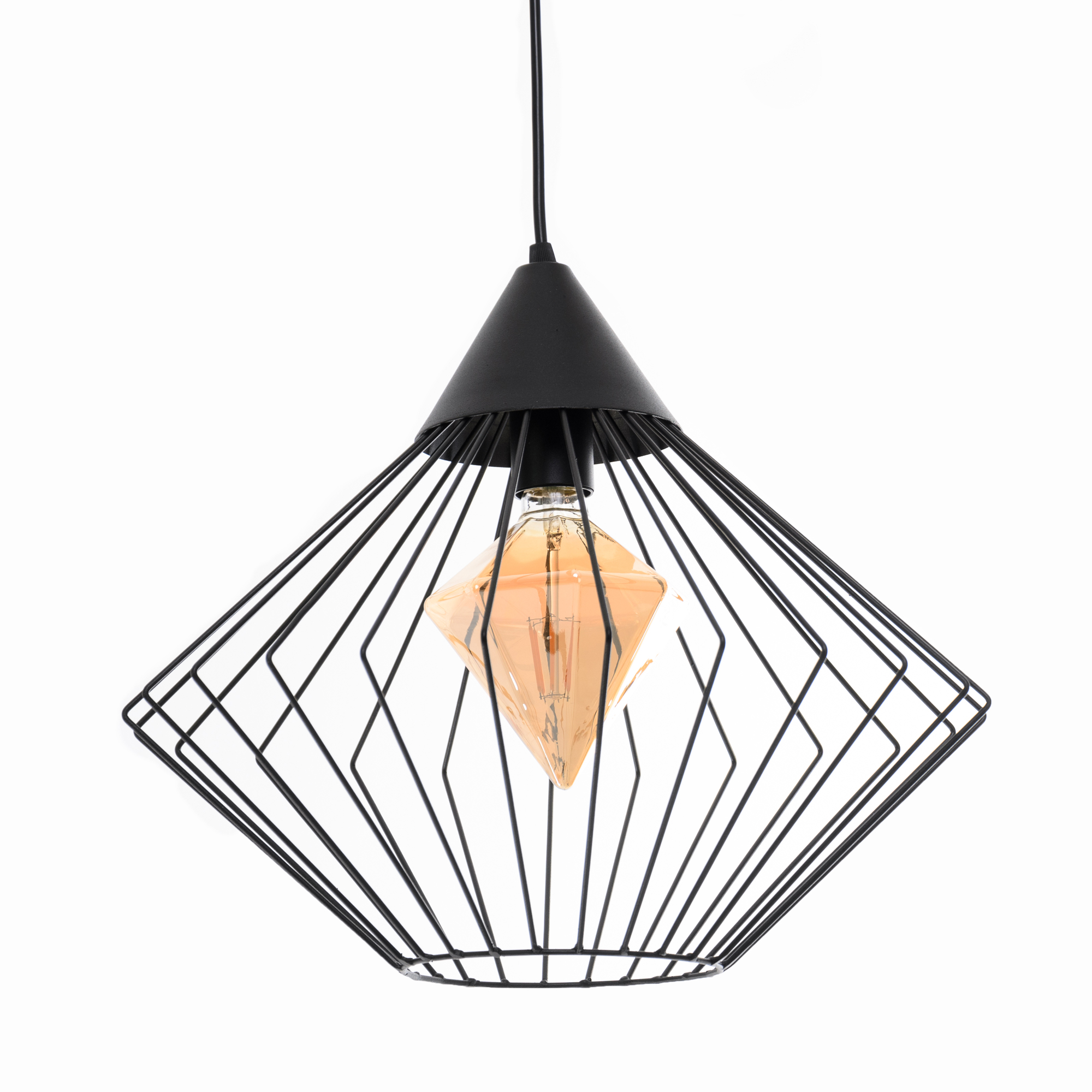 

Люстра подвесная потолочная Atmolight Rhomb P400 Черный (1358) (27984)