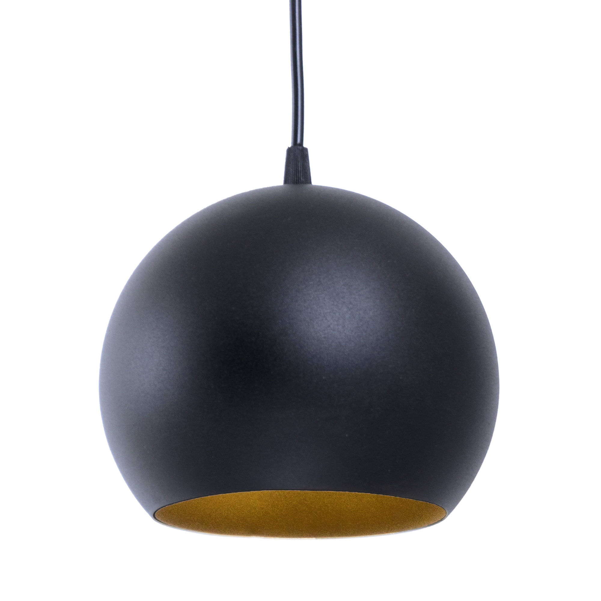 

Светильник подвесной Atmolight Bowl P180 Черный матовый с золотом(1385) (28011)