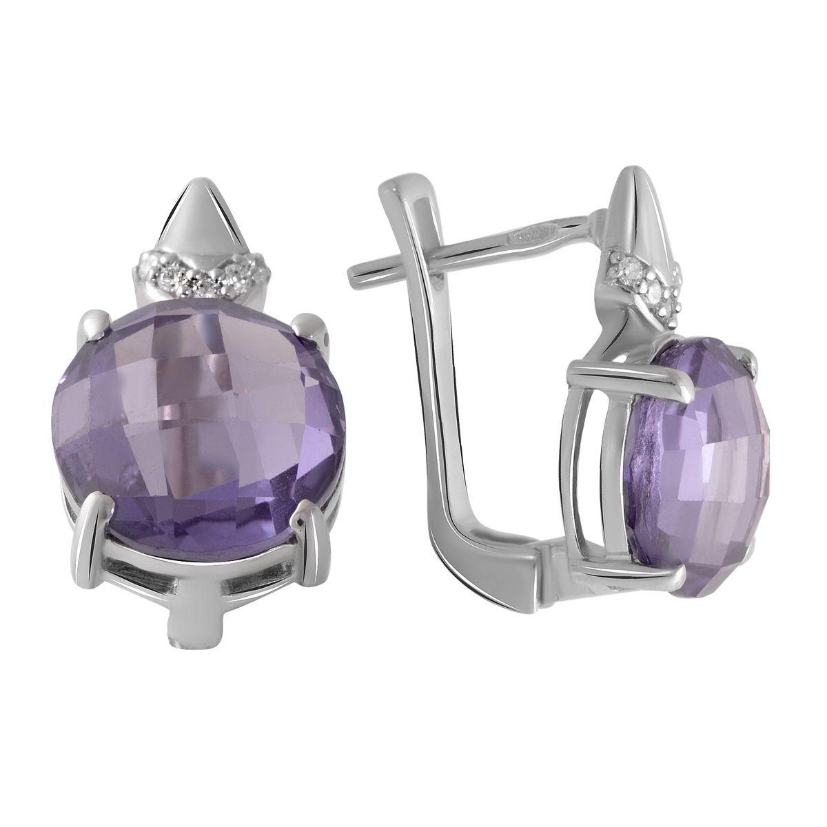 

Серебряные серьги SilverAlex с олександритом