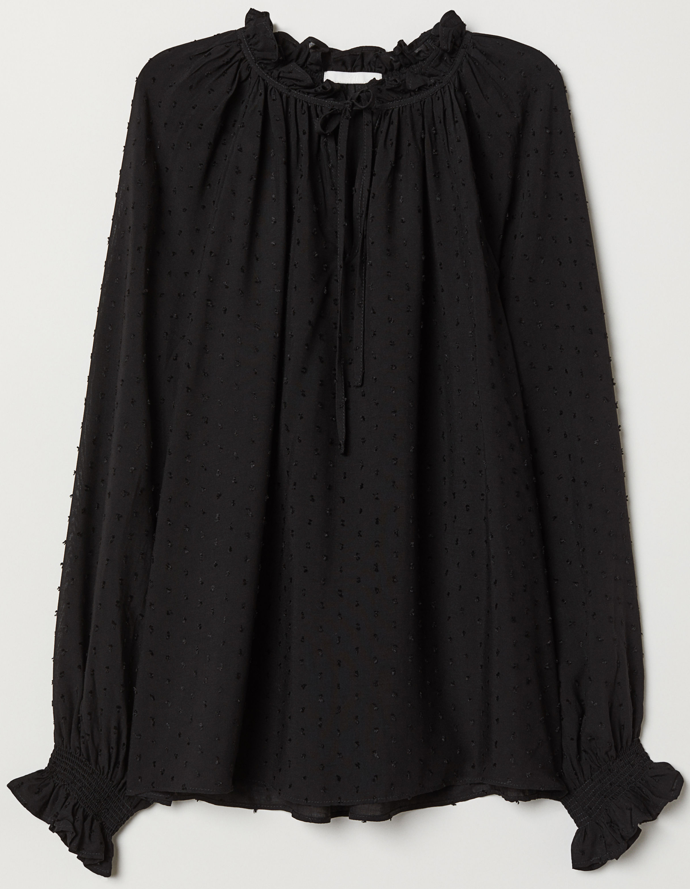

Блуза H&M 36 черный 6674918