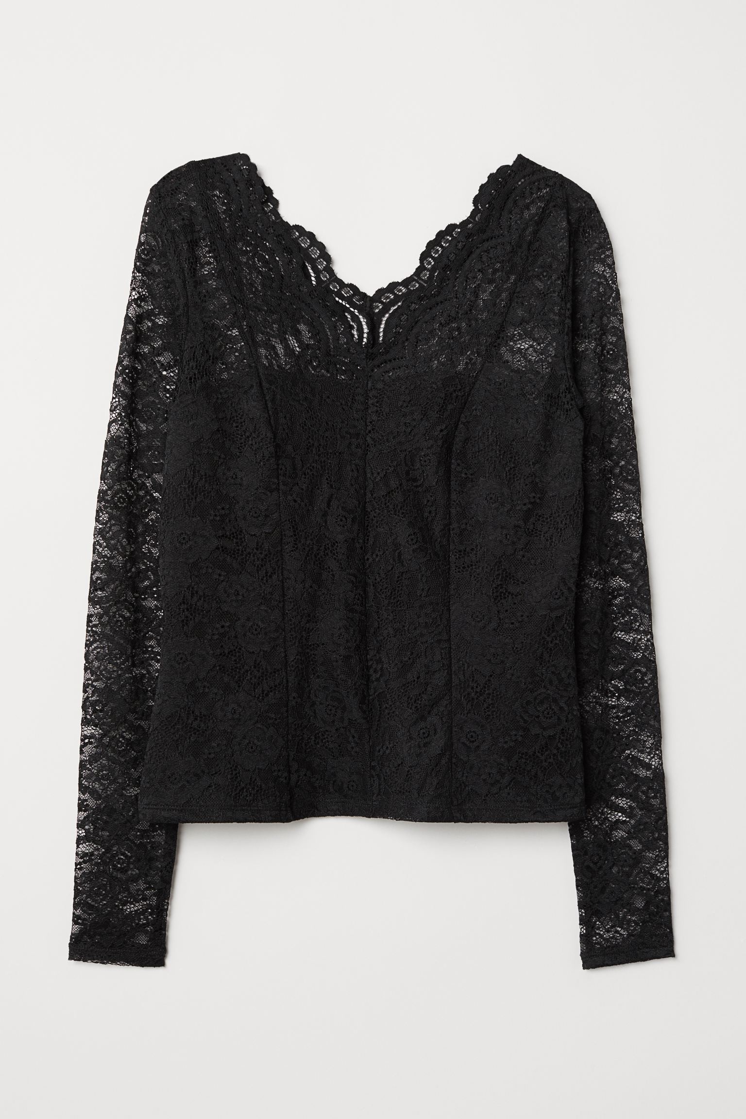 

Блуза H&M M черный 2126760888