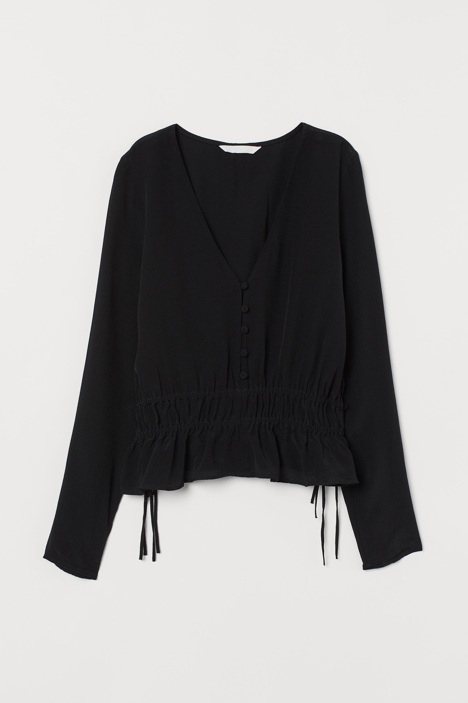 

Блуза H&M  черный 1127844850, Блуза H&M 34 черный 1127844850