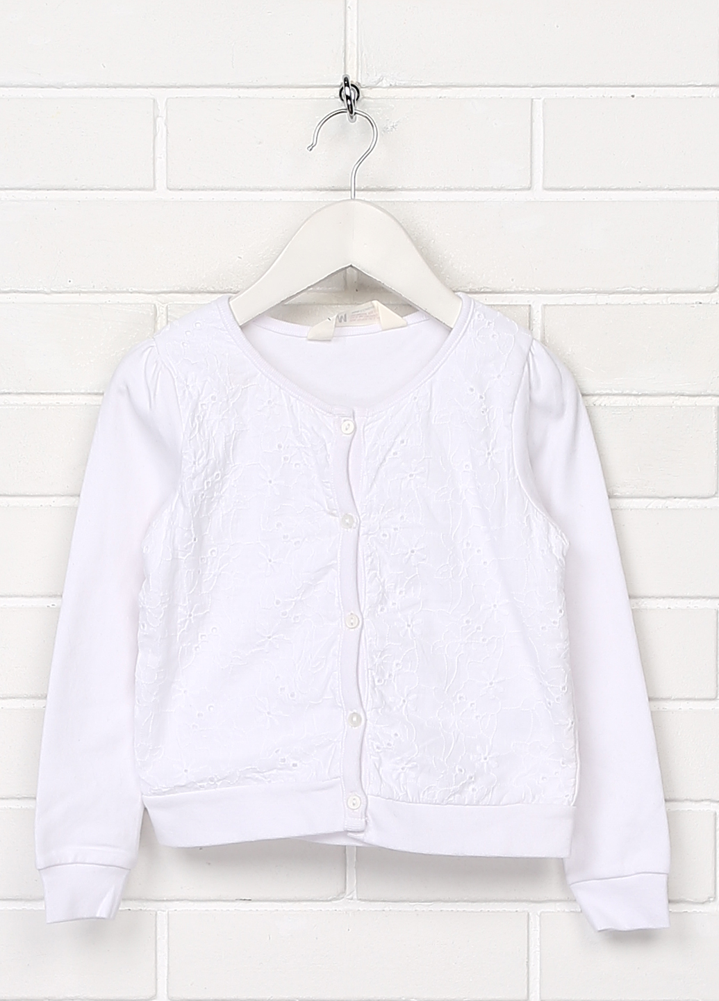 

Кофта H&M 122 128см белый 2115359