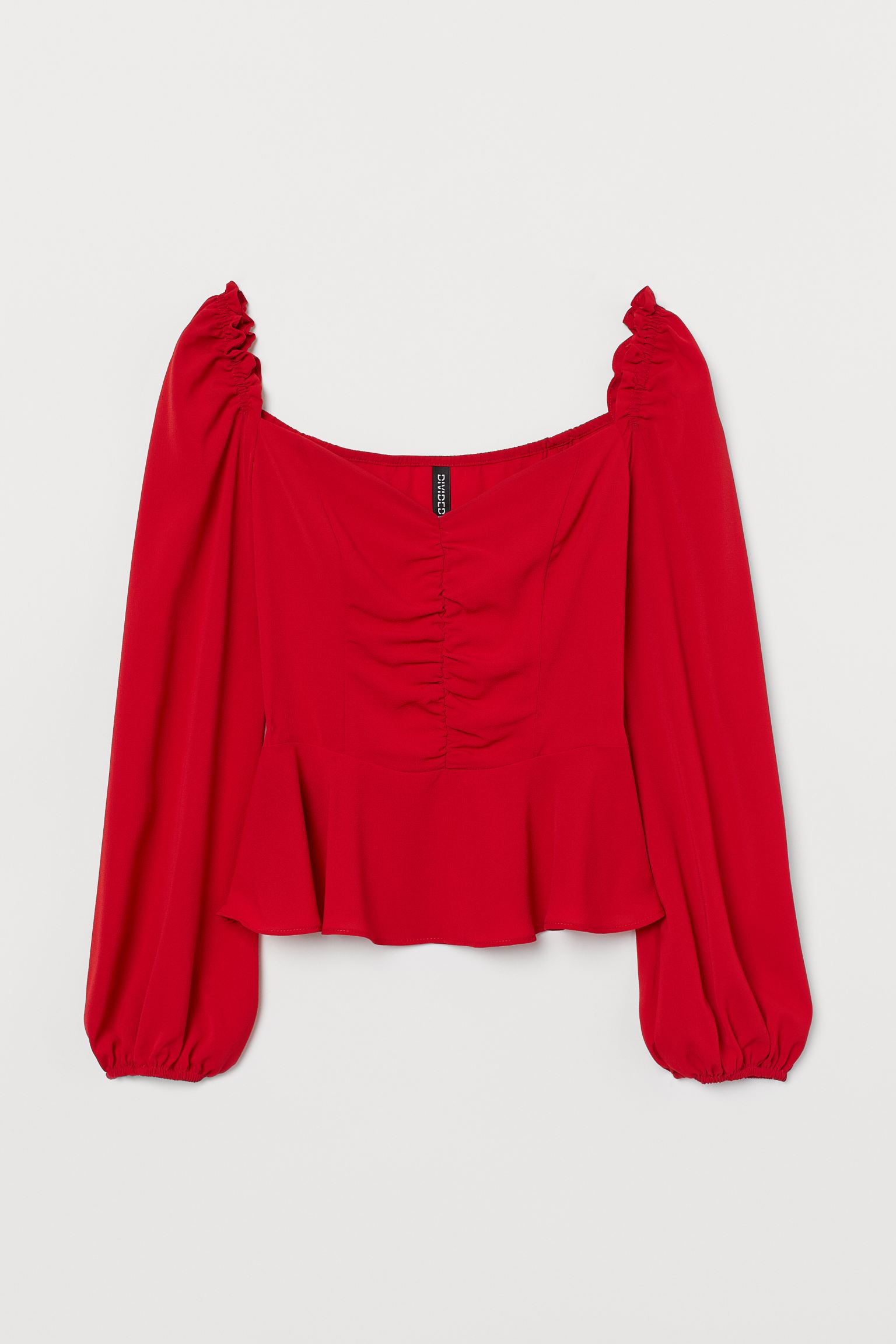 

Блуза H&M 38 красный 4127593940
