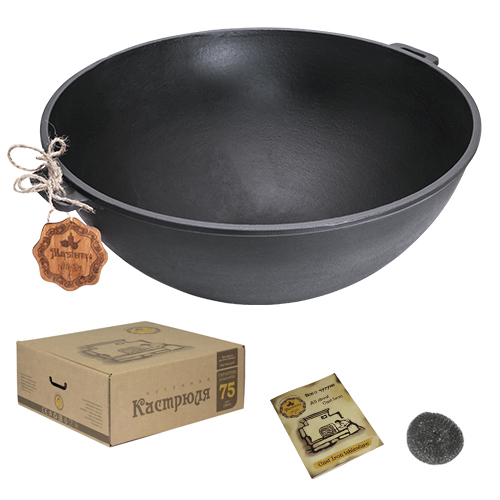

Кастрюля чугунная литая S&T WOK 8 л (Т405)