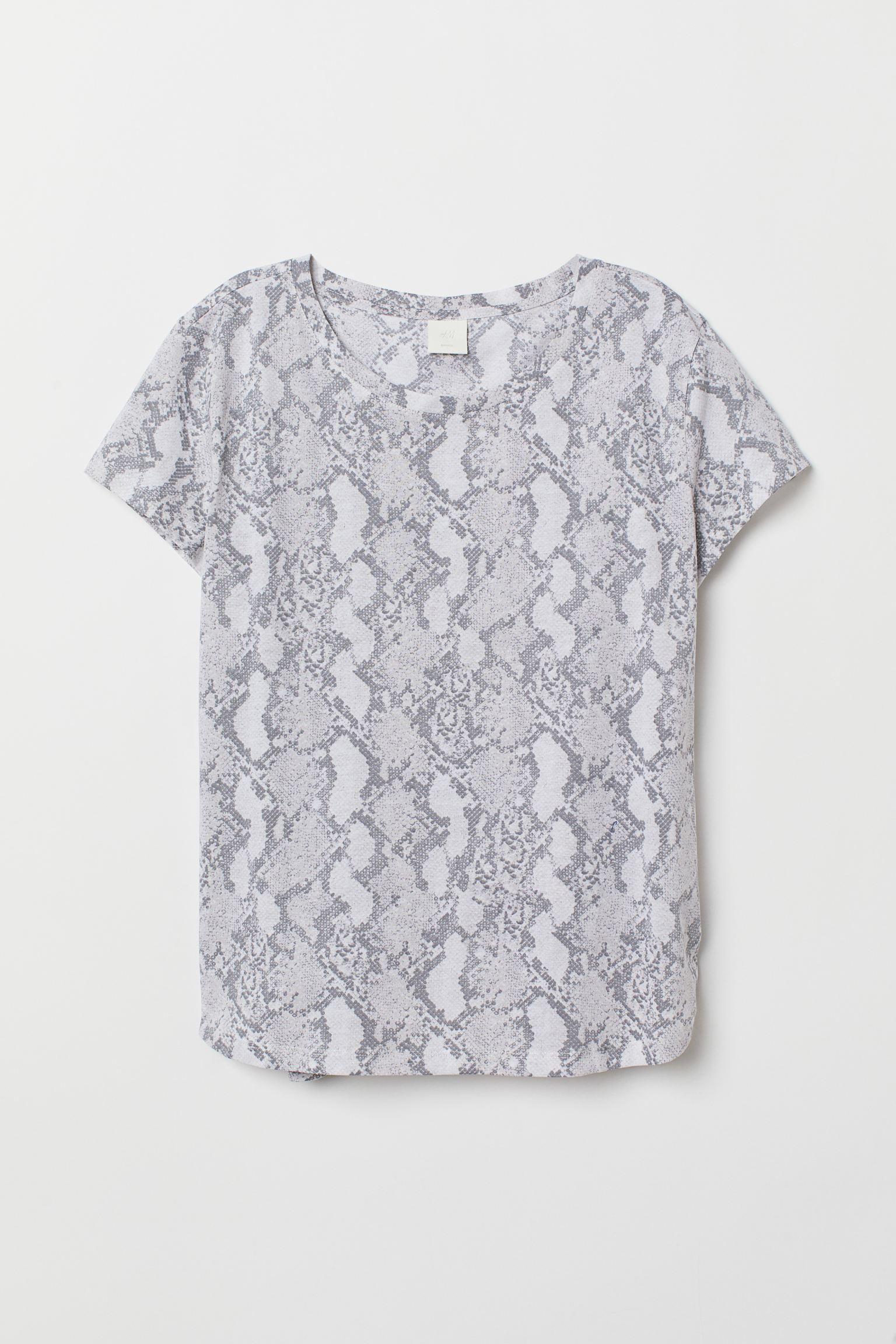 

Футболка H&M XS белый узор 30116107768