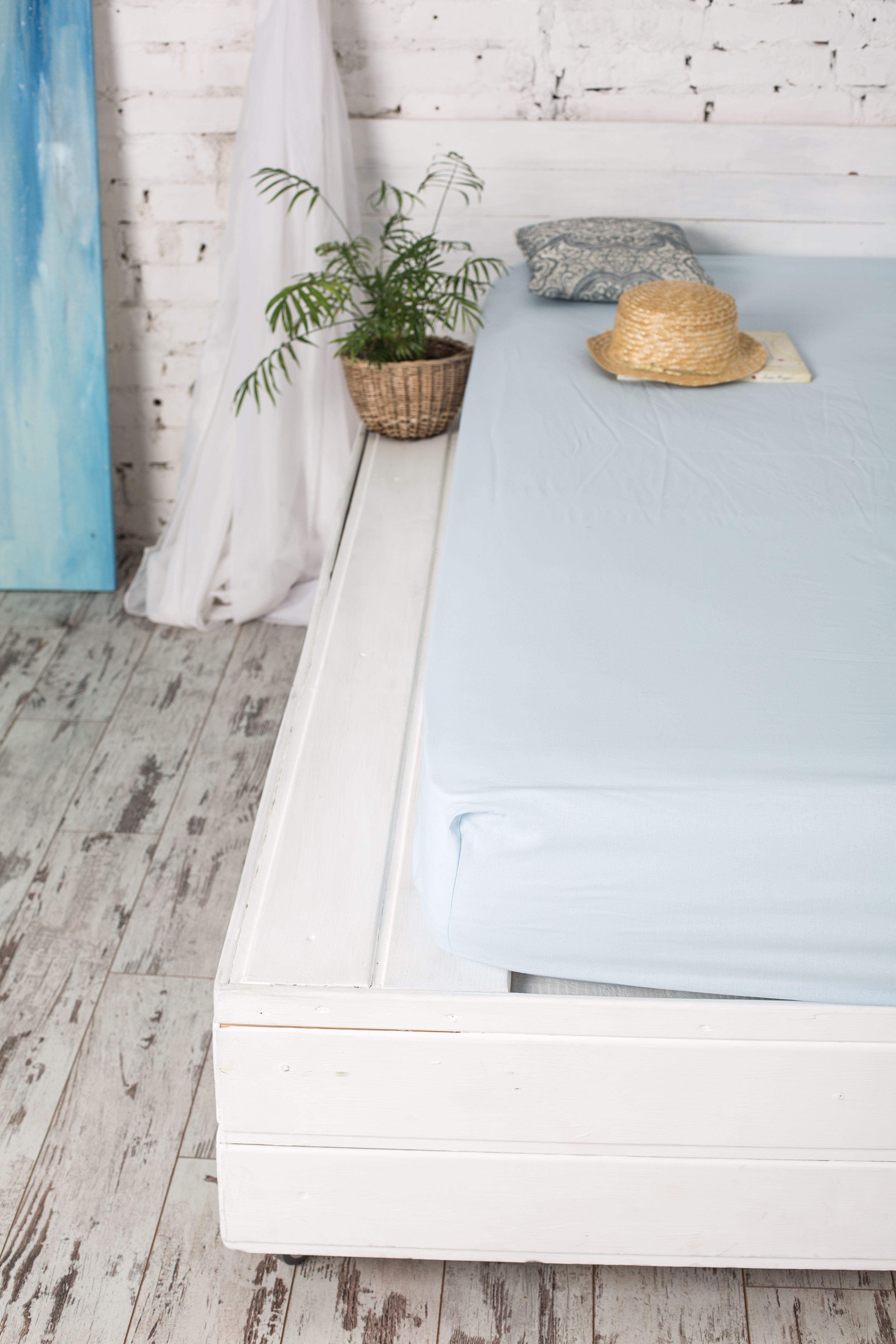 

Простынь на резинке Novita L.Blue 140х200 см (140*200 рис.00-0051 L.Blue)
