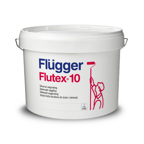 

Краска латексная Flugger Flutex 10 (Base 4), база под колеровку