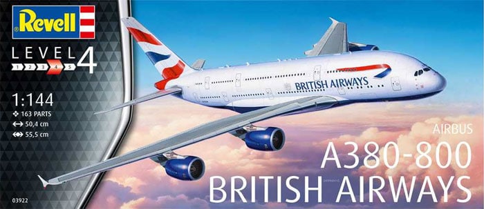 

Сборная модель Revell Аэробус A-380-800 British Airways (03922)