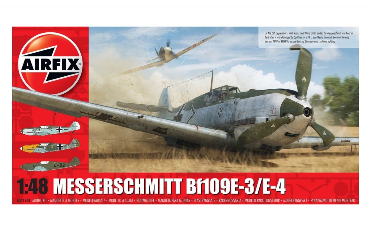 

Сборная модель Airfix Messerschmitt Bf 109E-4/E-1 (05120B)
