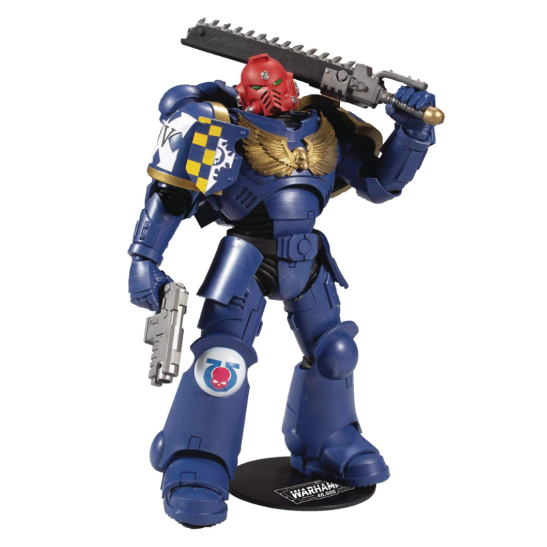 

Фигурка Вархаммер Ультрамарин 40,000 Warhammer Ultramarines Primaris Assault Intercessor McFarlane 10912-2