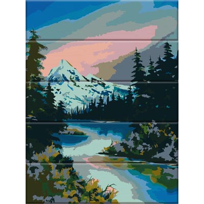 

Картина раскраска на дереве ArtStory Горная река (ASW041) 30 х 40 см