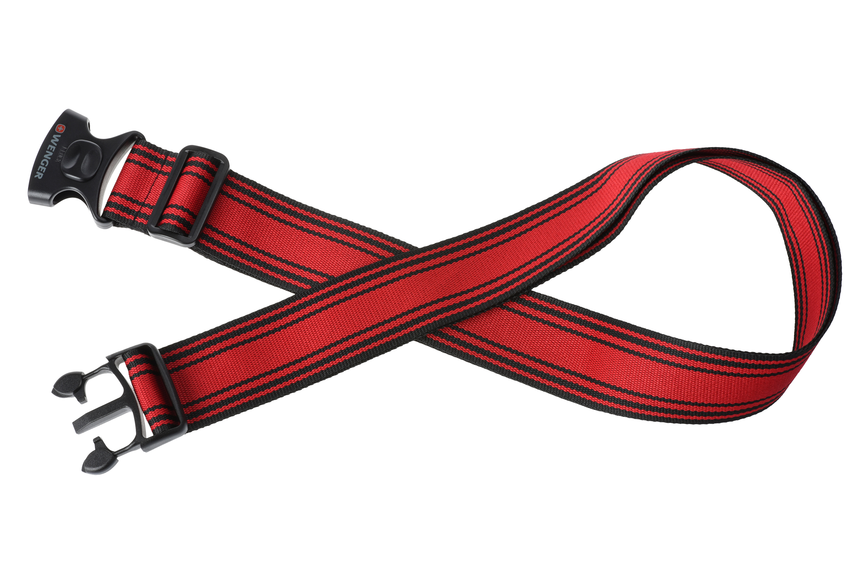 

Багажний ремінь Wenger Luggage Strap Чорно-червоний (604597)