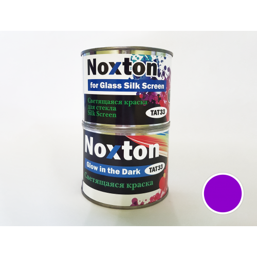 

Люминесцентная краска для стекла Silk Screen NoxTon "Фиолетовая" (белая полупрозрачная, фиолетовое свеч.)