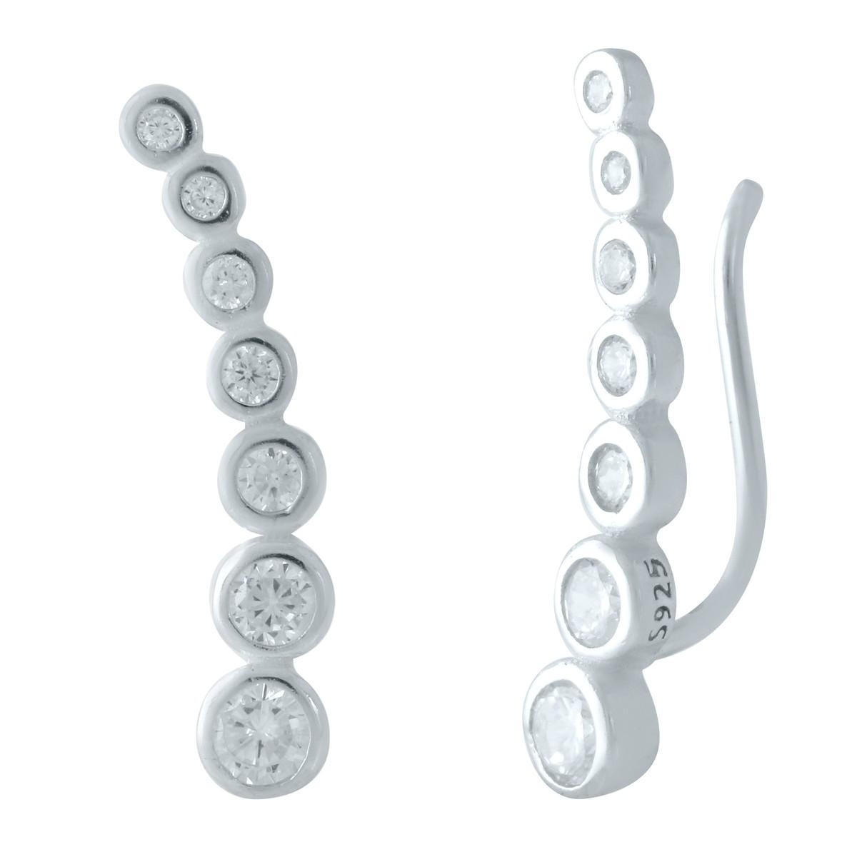 

Серебряные серьги SilverAlex с фианитами