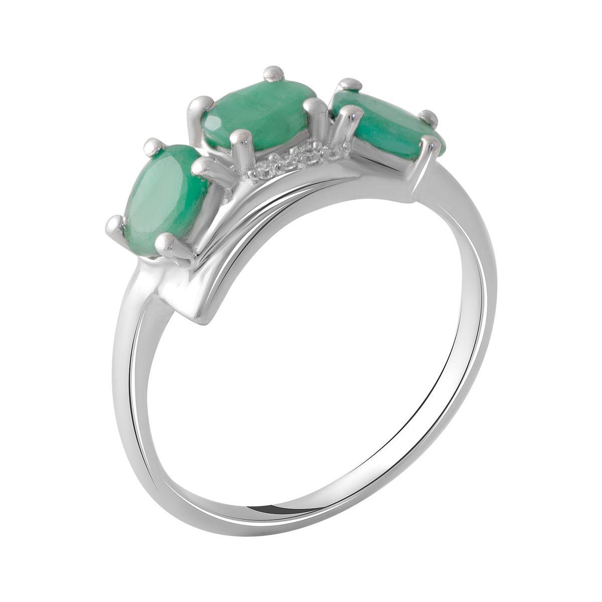 

Серебряное кольцо SilverAlex с натуральным изумрудом 18.5 размер