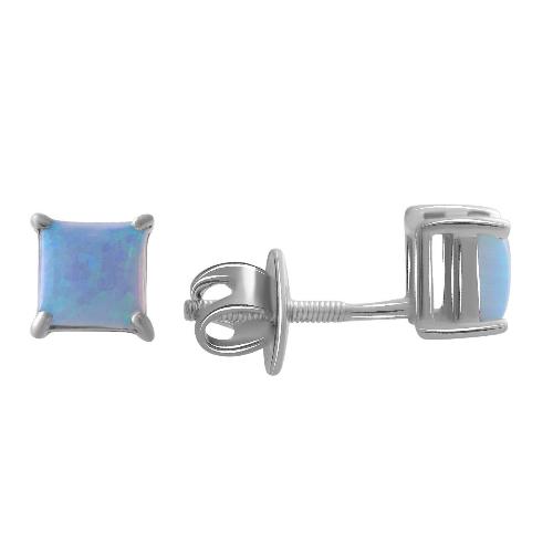 

Серебряные серьги SilverAlex с опалом