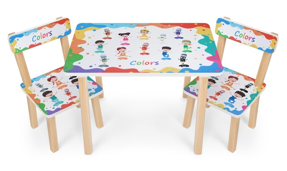 

Столик Bambi Цвета 501-106(EN) White / Color (501-106(EN))