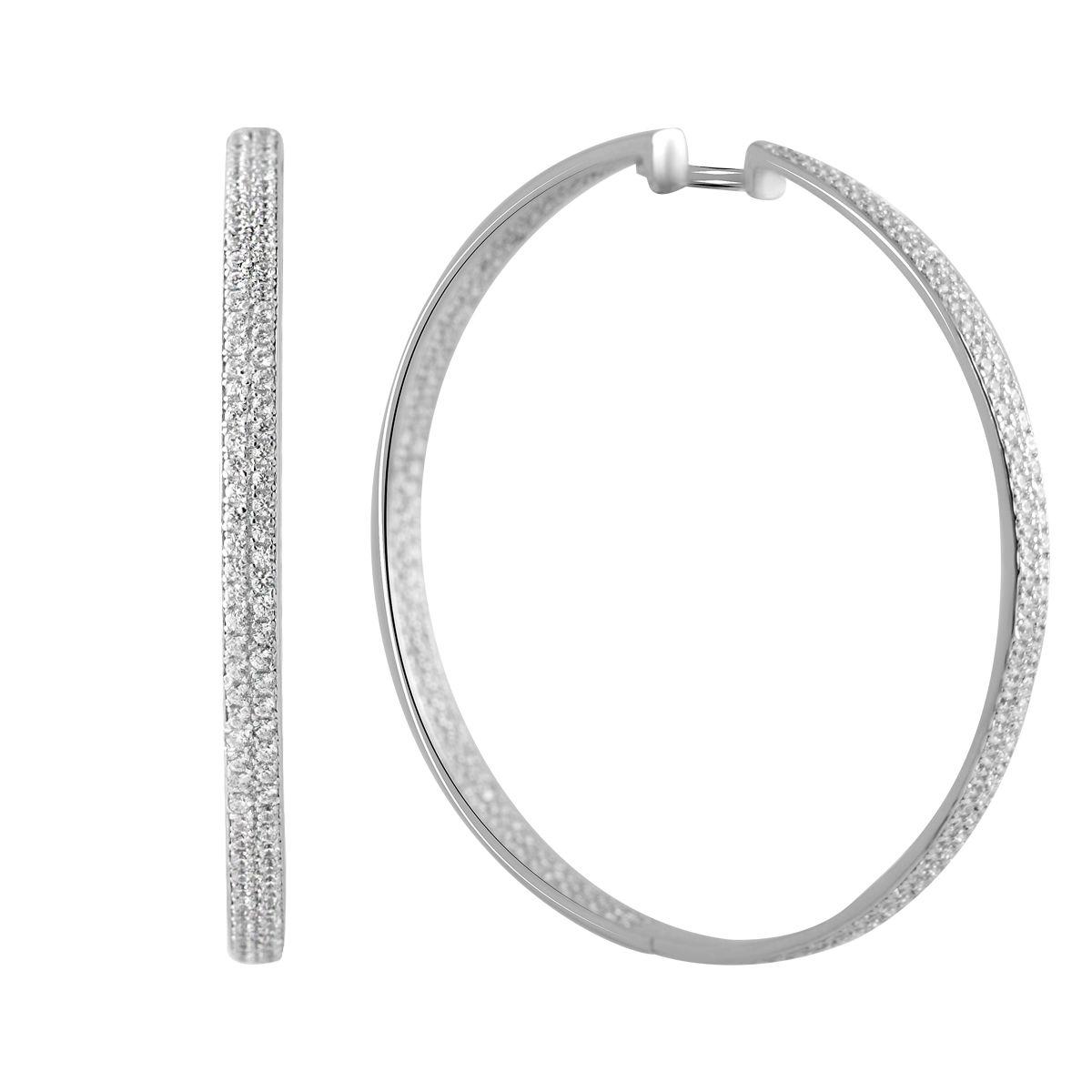 

Серебряные серьги SilverAlex с фианитами