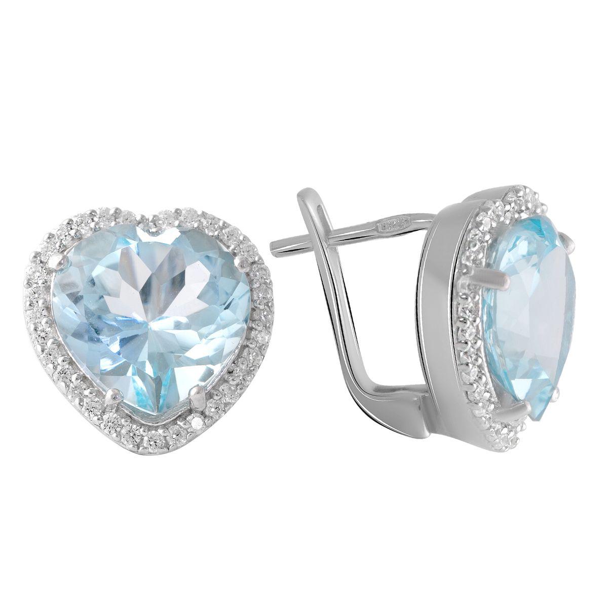 

Серебряные серьги SilverAlex с натуральным топазом