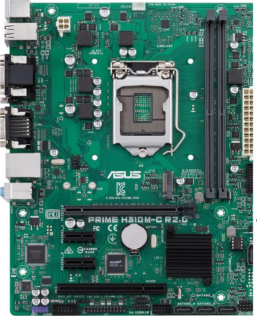 

Материнська плата Asus PRIME_H310M-C_R2.0