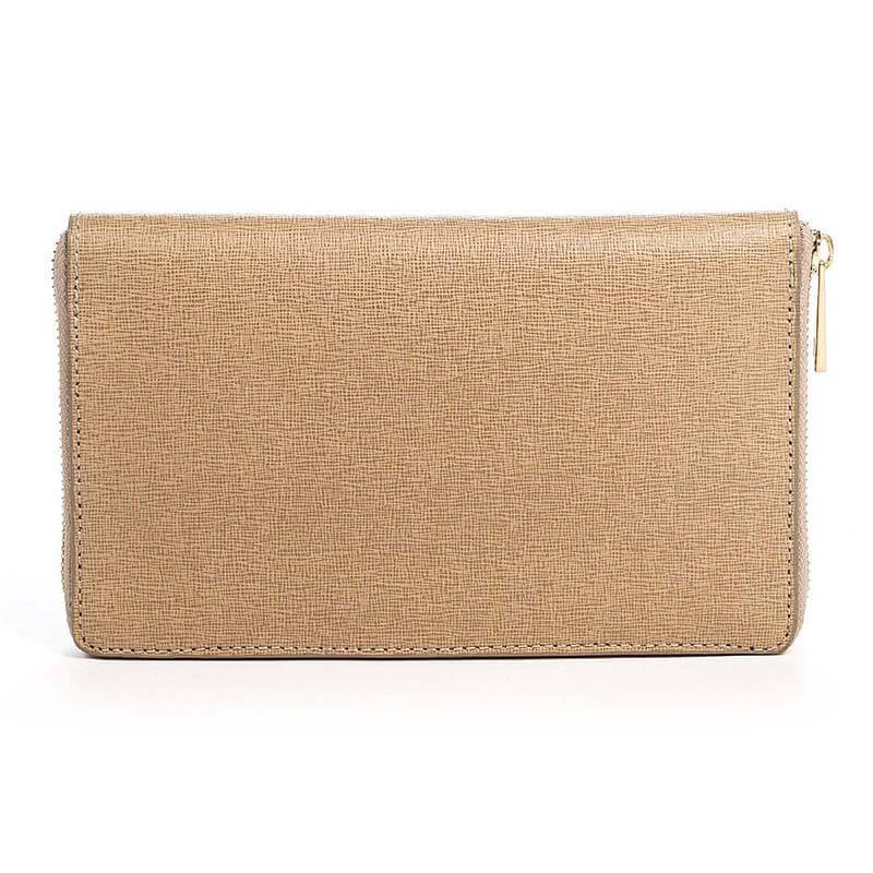 

Кожаный клатч-портмоне Italian Bags Таупе