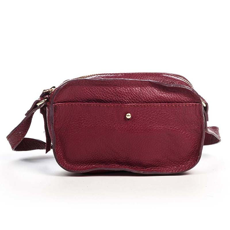 

Клатч кожаный Italian Bags Бордовый