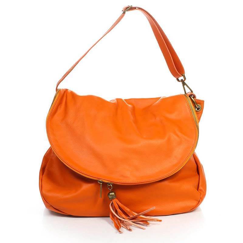 

Женская кожаная сумка Italian Bags Оранжевый