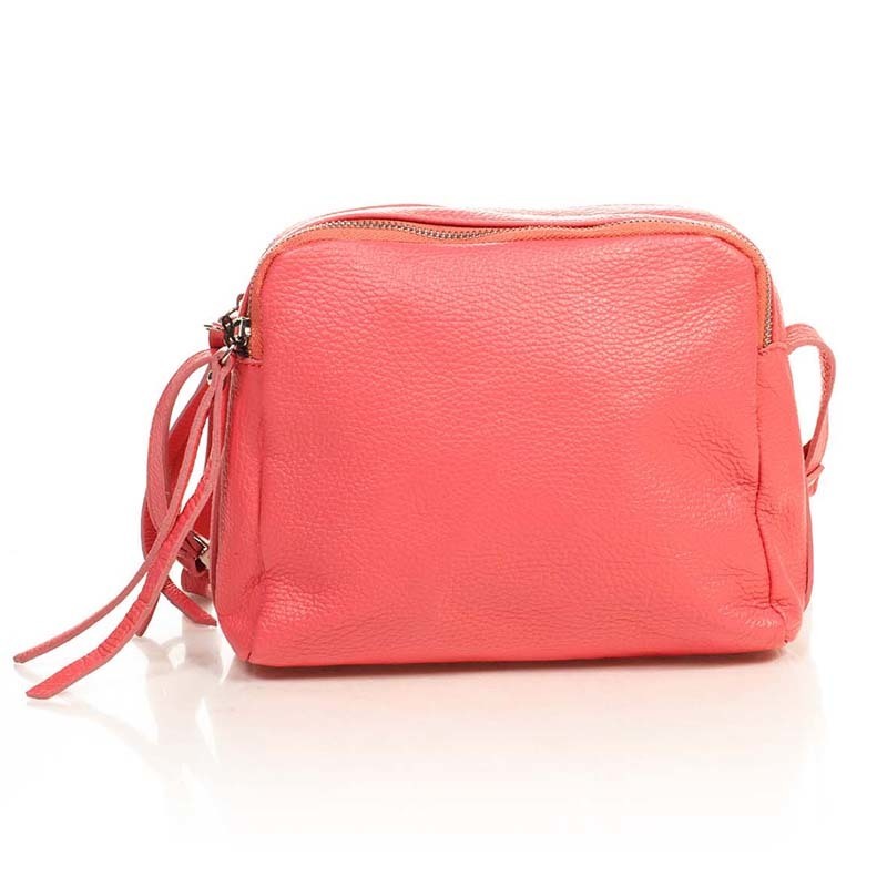 

Женская кожаная сумка-клатч Italian Bags Коралловый