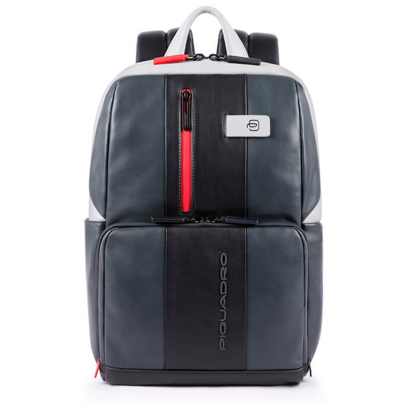 

Городской рюкзак Piquadro URBAN Grey-Black с отд. д/ноут14"/iPad Air/Pro
