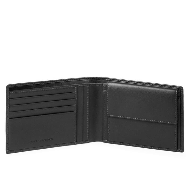 

Портмоне Piquadro URBAN Black с отдел. для монет с RFID защитой