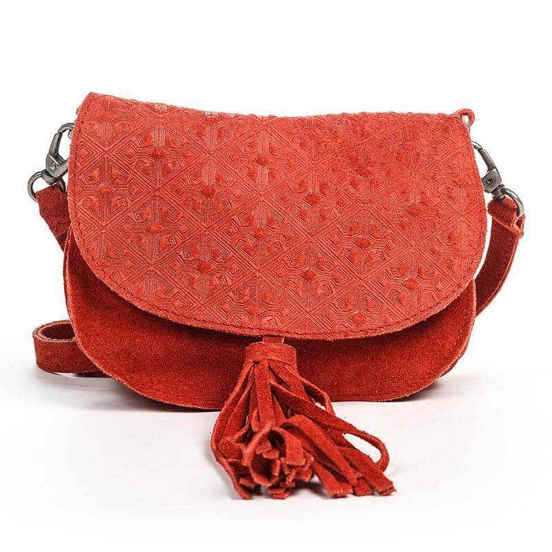 

Женская кожаная сумка-клатч Italian Bags Красный