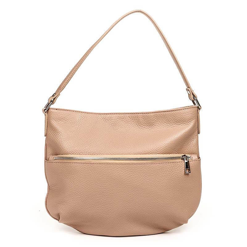 

Женская кожаная сумка Italian Bags Пудра