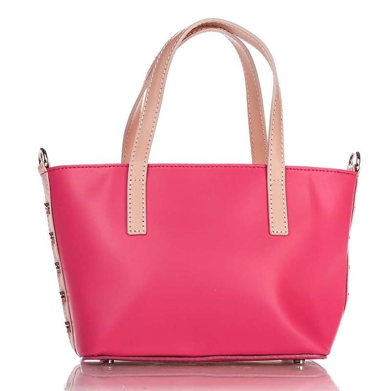 

Женская кожаная сумка Italian bags Фуксия