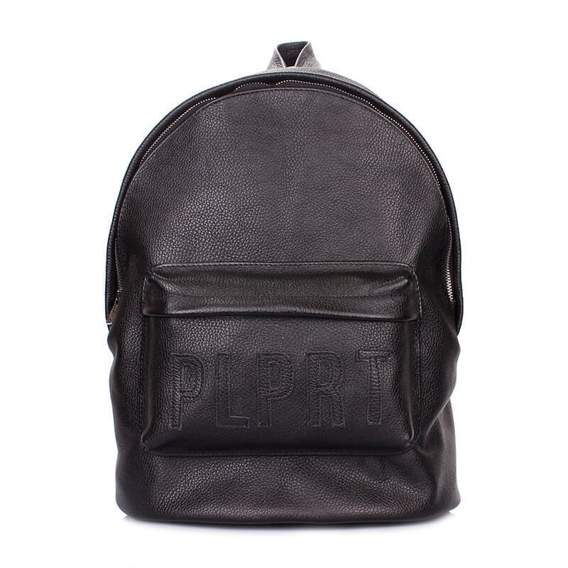 

Городской кожаный рюкзак Poolparty Черный (backpack-plprt-leather-black)