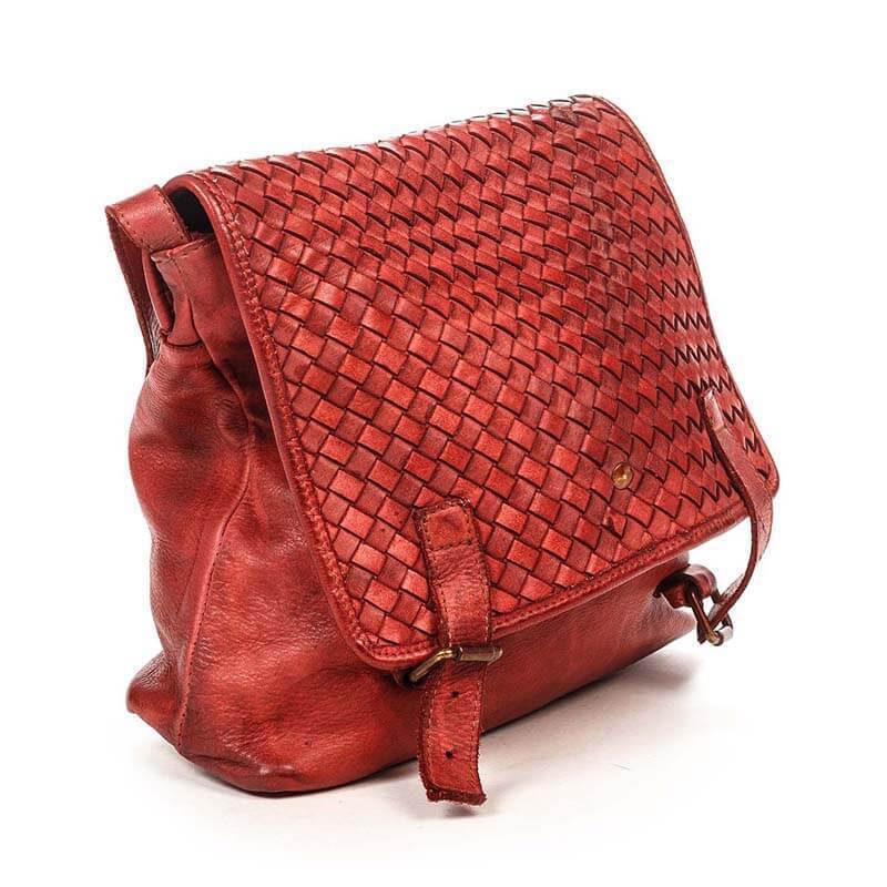

Женская кожаная сумка Italian Bags Бордовый