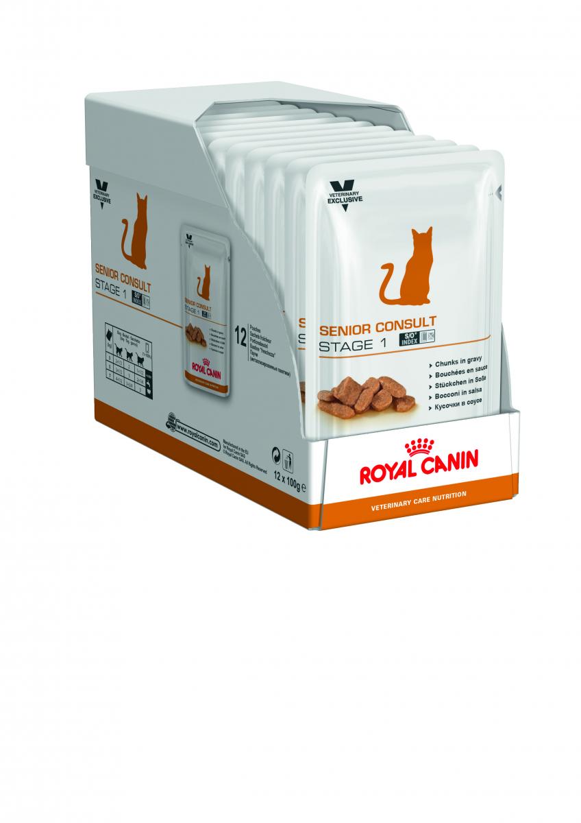 

Влажный корм для котов Royal Canin Senior Consult Stage 1 12 шт(упаковка) (4090001up)
