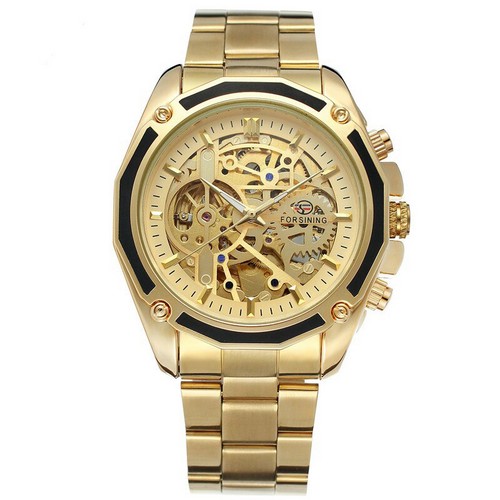 

Мужские наручные часы Forsining 8130 All Gold Automatic