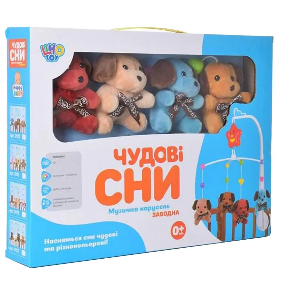 

Музыкальная карусель Limo Toy для кроватки, коляски, манежа R91073-D120