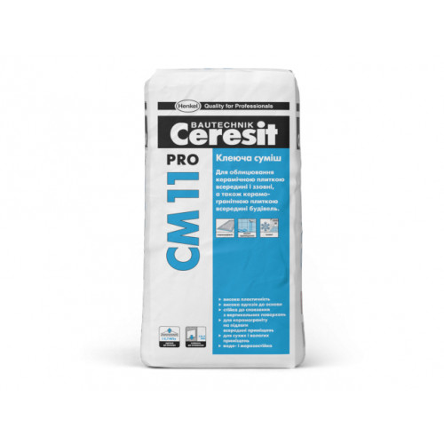 

Клей для плитки Ceresit Ceramic CM 11 Pro