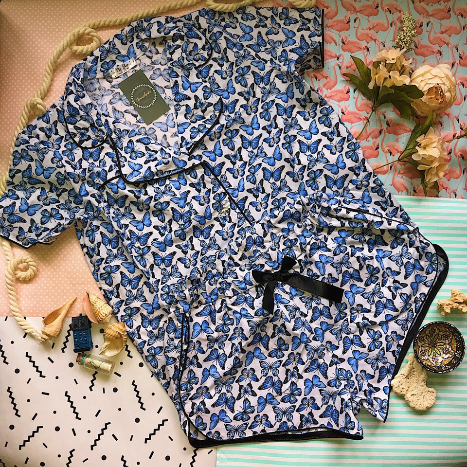 

Пижама Zhmurchenko Brand S-L Синяя 00715