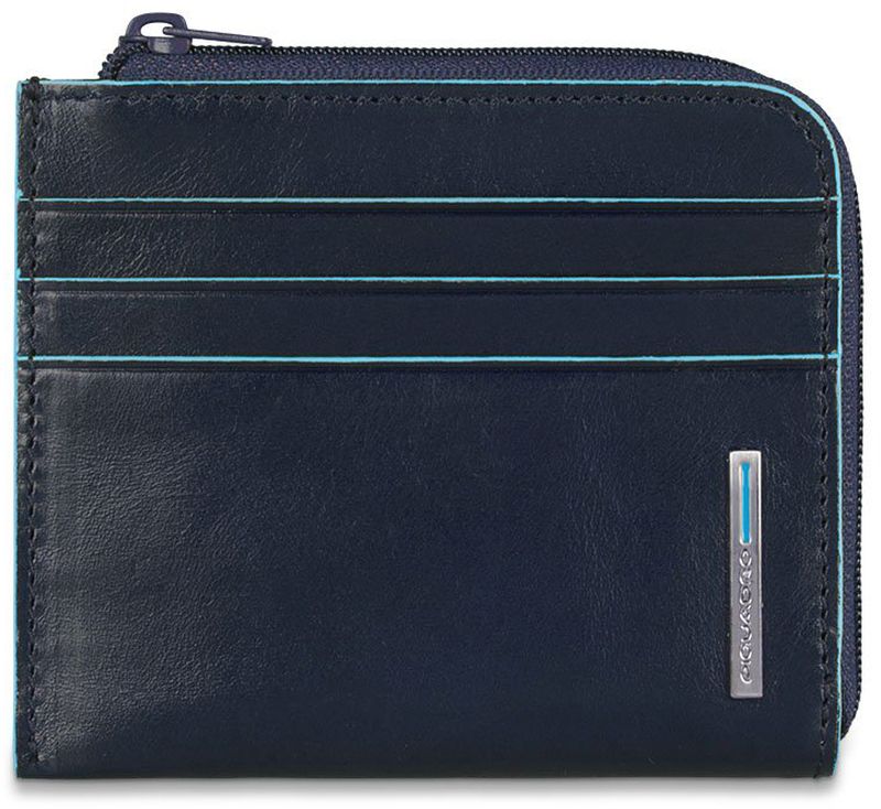 

BL SQUARE/N.Blue Монетница с отдел. д/кред.карт с RFID защитой (10,5x9x1,5) Piquadro PU3410B2R_BLU2