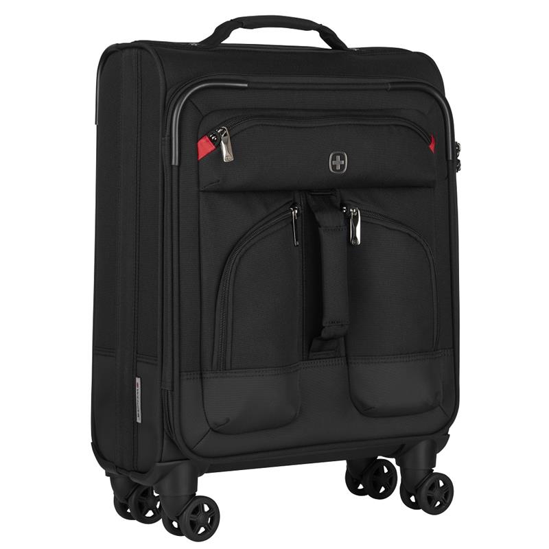 

Чемодан текстильный, Wenger, Deputy, 20", малый, 4 колеса (чёрный) (604369)