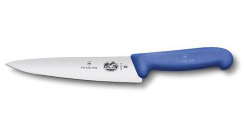 

Кухонный нож Victorinox Fibrox Carving 25см с синей ручкой (52002.25)