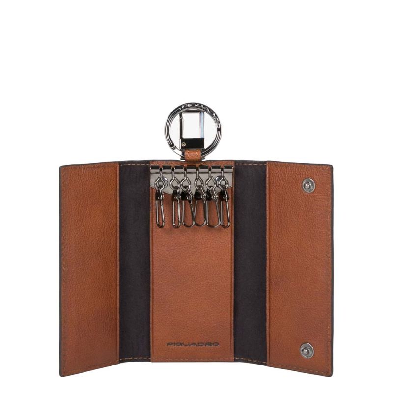 

Ключница Piquadro BK Square/Tobacco