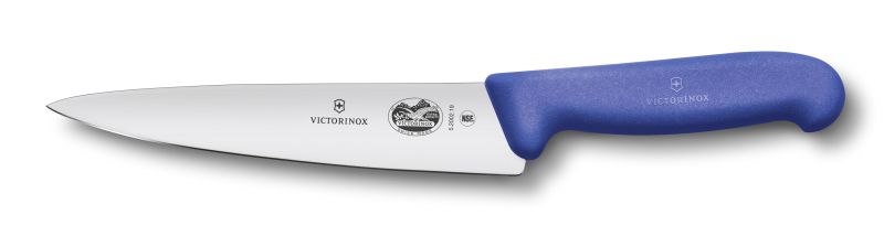 

Кухонный нож Victorinox Fibrox Carving 19см с синей ручкой (52002.19)
