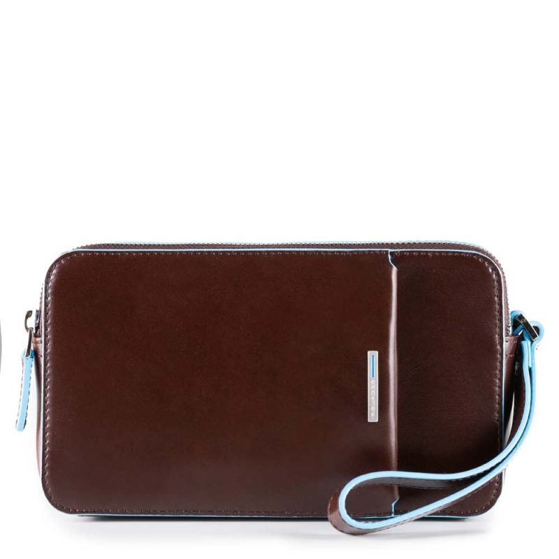 

Клатч Piquadro BL SQUARE Cognac с 2 отдел. на молнии