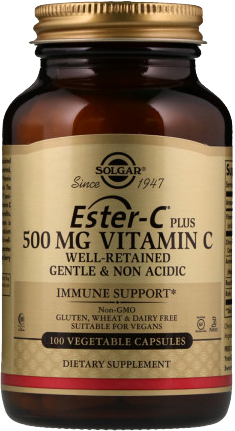 

Витамины Solgar Витамин С Ester-C Plus 500 мг 100 капсул (033984010390)