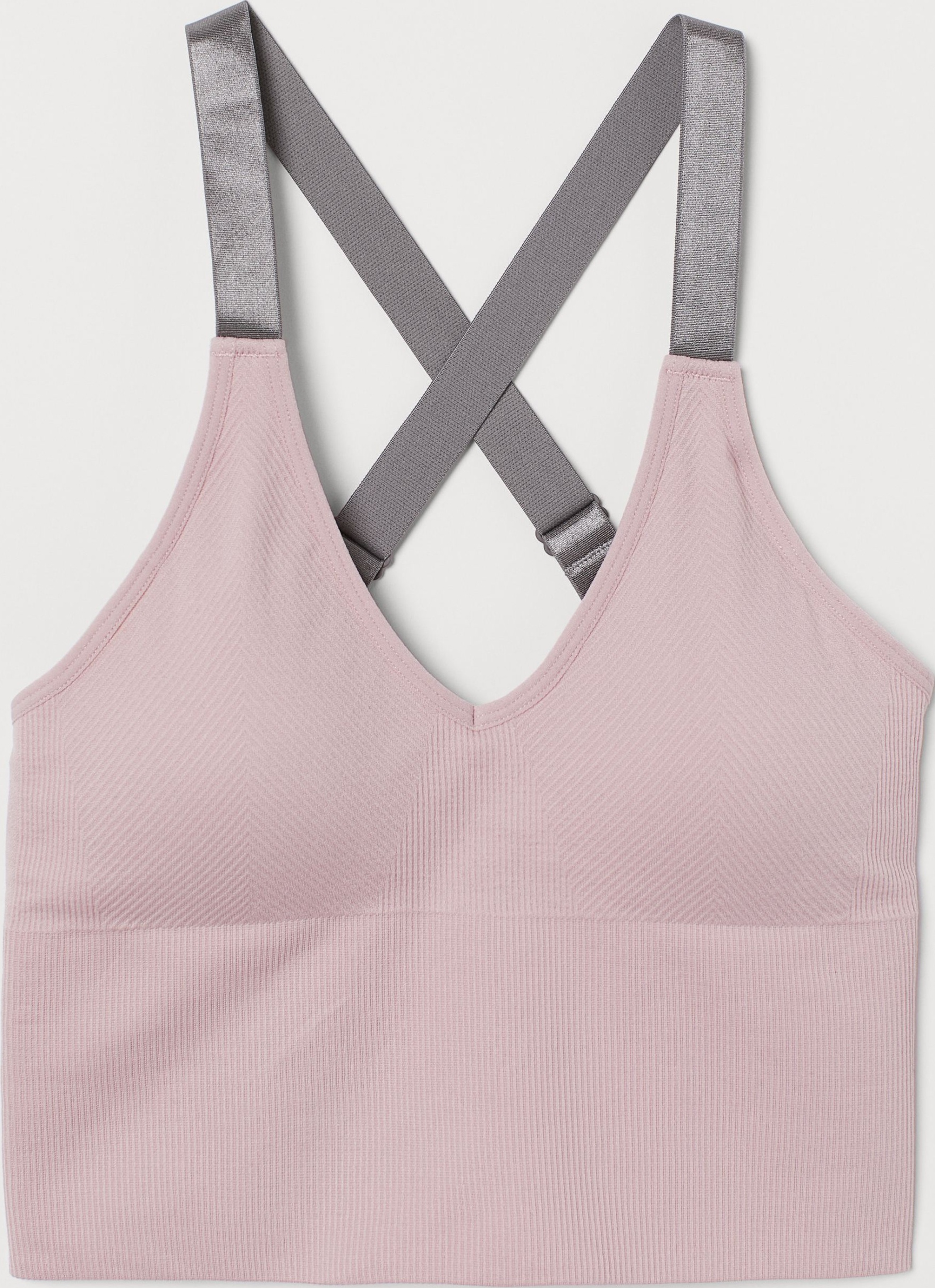 

Спортивный топ H&M Sport 0767687 L Розовый