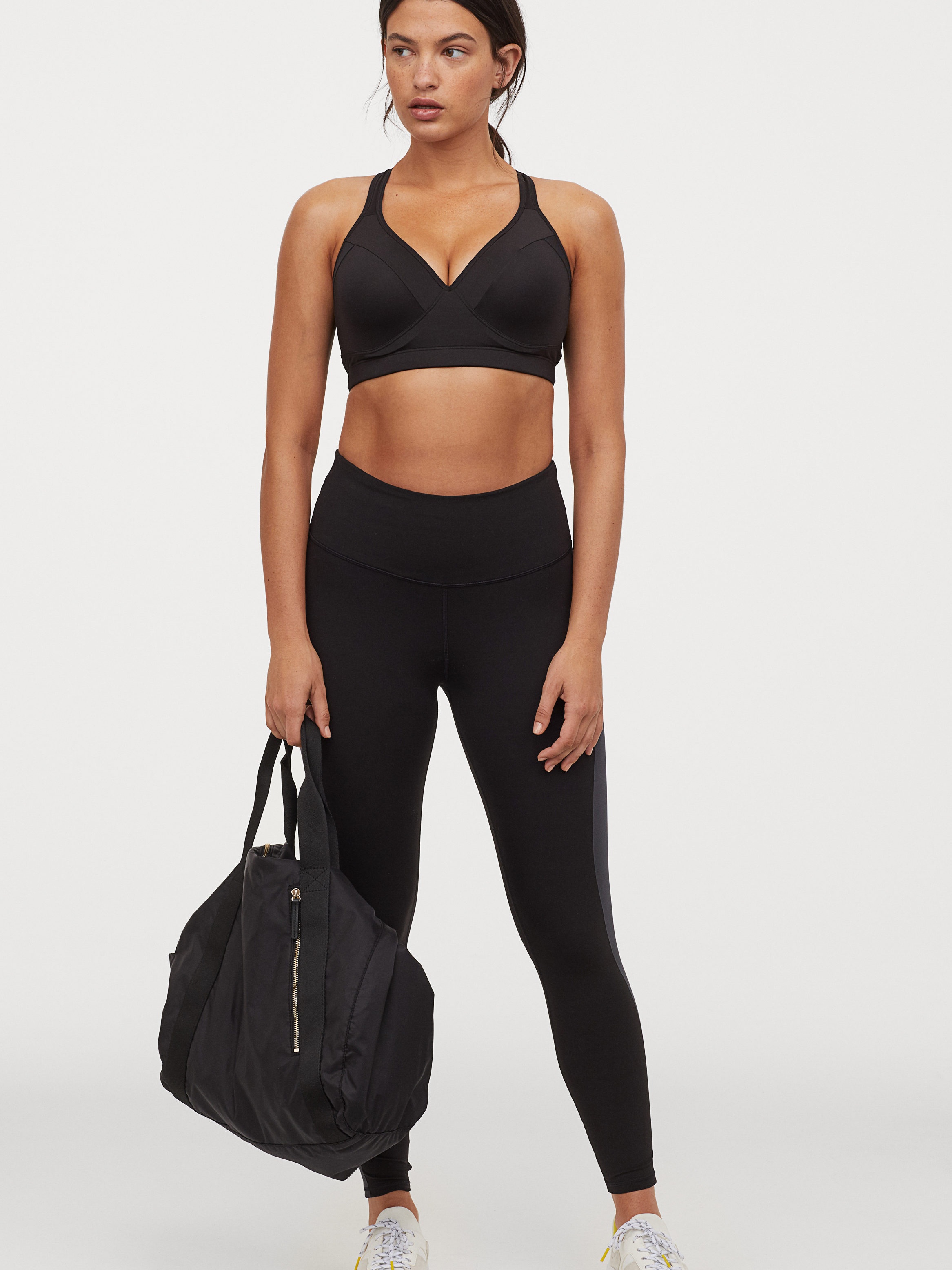 

Леггинсы H& Sport 0850828-1  Черные, Леггинсы H&M Sport 0850828-1 M Черные
